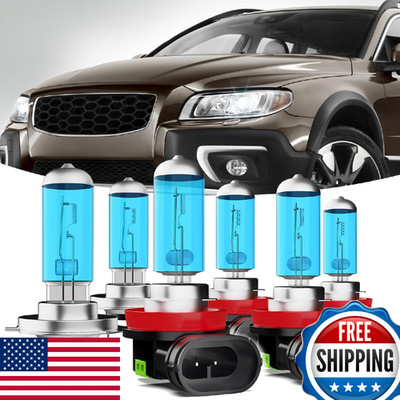 TTDBDAN Headlights Fit For Volvo XC70 2007-2013 Halogen Headlight Bulbs,H7 High