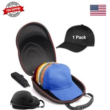 Hat Travel Case for Baseball Caps,Hard Hat Carrier Storage Case with 1 Pack B...