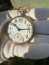 Waltham 16s 645 Railroad Grade Pocket Watch Running
