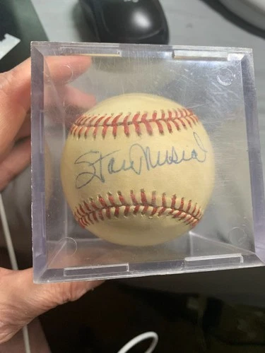 STAN MUSIAL ST. LOUIS CARDINALS SIGNED OFFICIAL NL BASEBALL EXCELLENT/MT