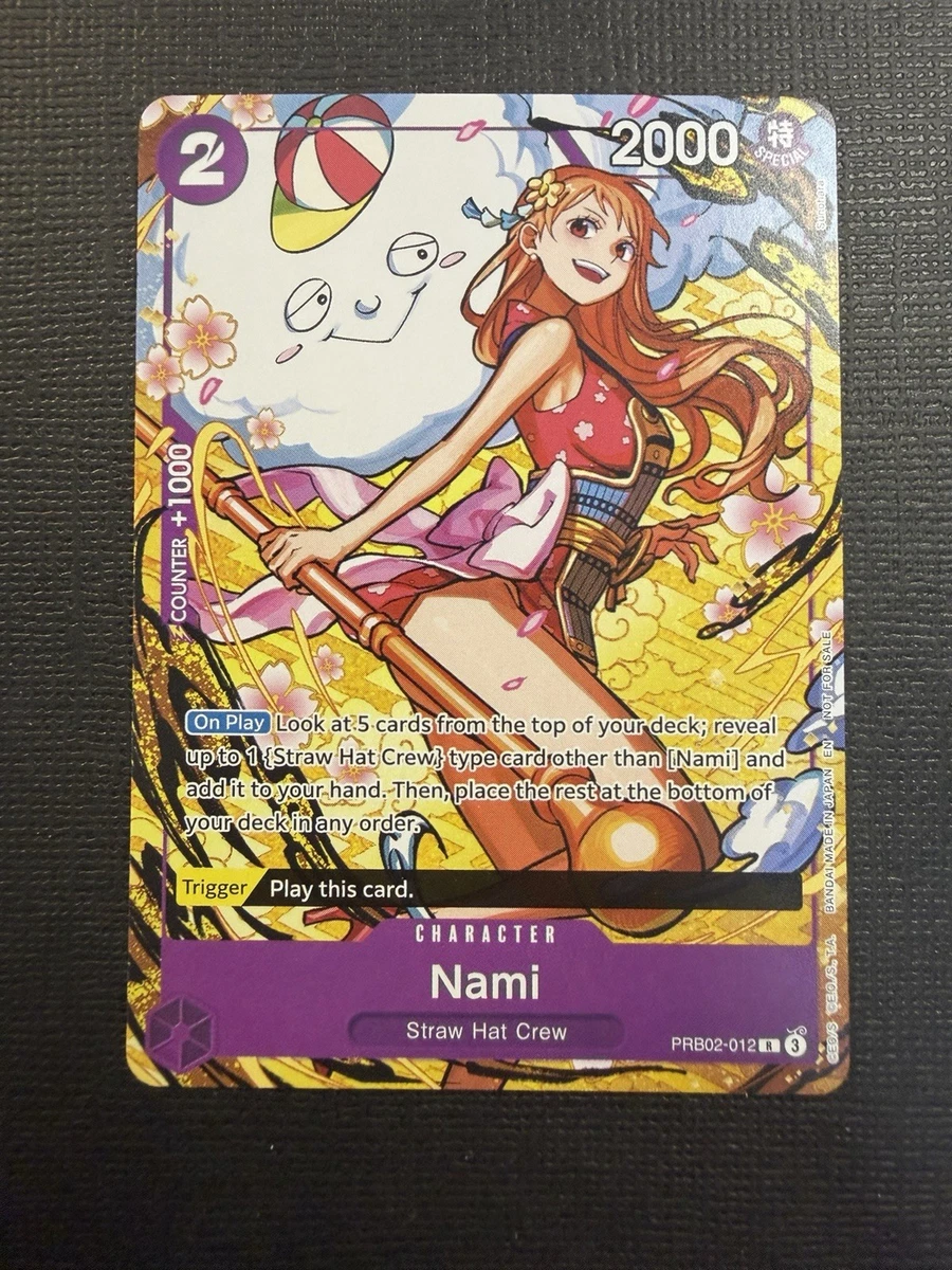 Nami PRB02-012 One Piece Promotion Cards for sale | eBay