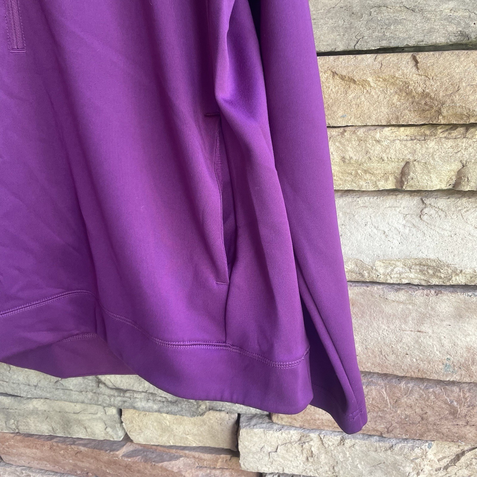 Columbia purple partial zip pullover sweatshirt E… - image 3