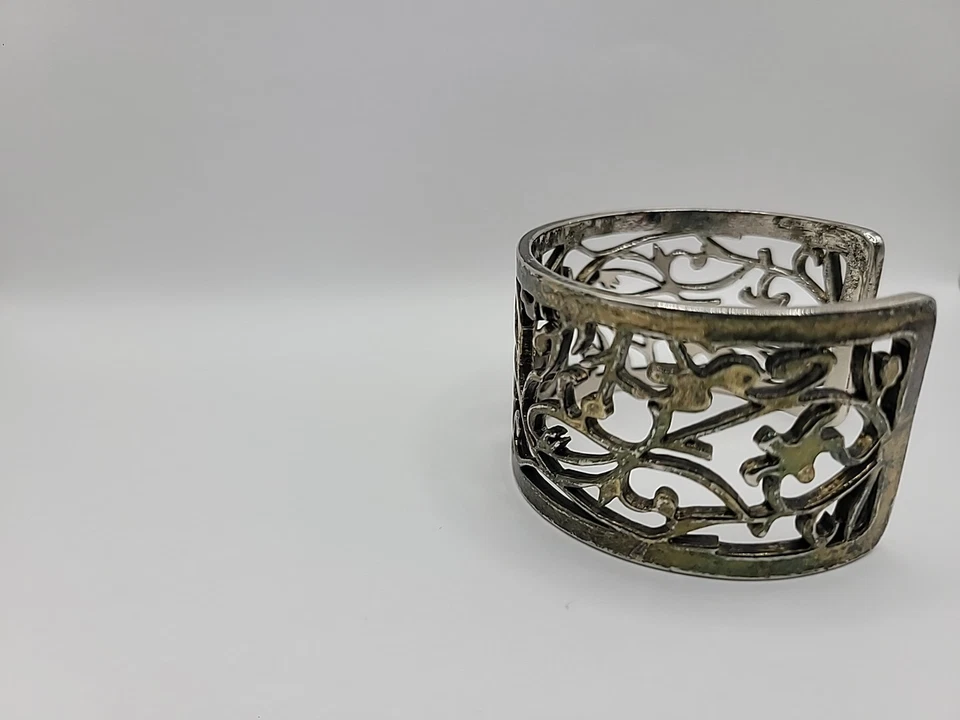 Brazalete Vintage Cookie Lee Brazalete Metal Tono Dorado Tono Plata Joyería Disfraz Foto 3 de 4