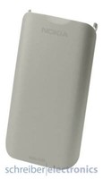 Nokia C5-00 Akkudeckel Silber Original Akkufachdeckel RüCkseite Metall GehäUse