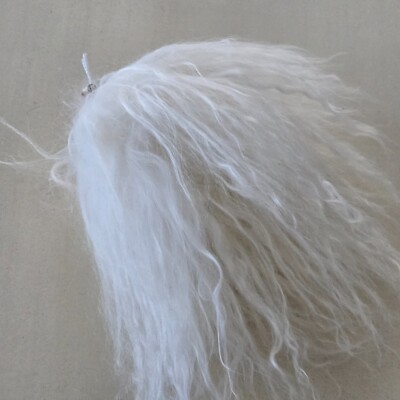NEW UGG MONGOLIAN SHEEPSKIN POM POM ORNAMENT WHITE HANGING CHRISTMAS