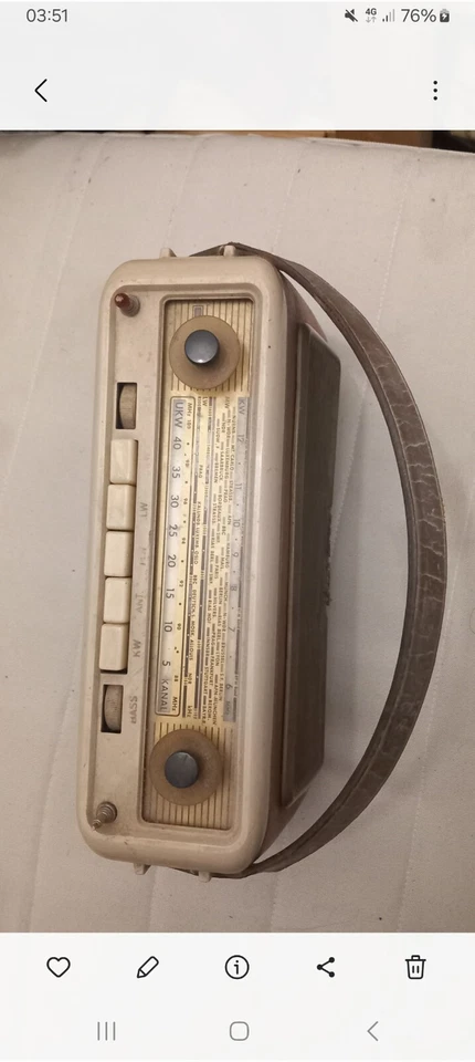 SCHAUB LORENZ Weekend T20, 1962, VENDUTA NON TESTATA. - Immagine 3 di 4