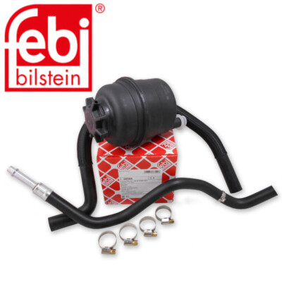 FEBI AUSGLEICHSBEHÄLTER SERVOBEHÄLTER + 2x HYDRAULIKSCHLAUCH FÜR BMW 5er E39 E38