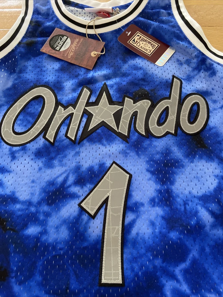 Camiseta Mitchell & Ness NBA Orlando Magic Hardaway Talla M Nueva con Etiquetas Azul 1994 #1 Para Hombre’s Foto 3 de 4