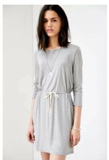 BDG Urban Outfitters Drawstring Stripe Dress Medium