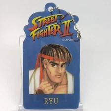 Ryu Street Fighter Ⅱ 2 Yawaraka Clear Keychain Daiso Capcom Japanese Video Game