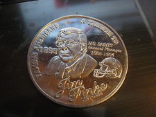 1995 saints jim finks general manger mardi gras doubloon new orleans