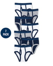 GYMBOREE Pack of 7 Boy BRIEF UNDERWEAR Size MEDIUM 7-8