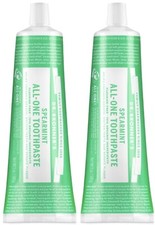 DR BRONNER'S All-One Toothpaste Spearmint 5 oz 2 Pack