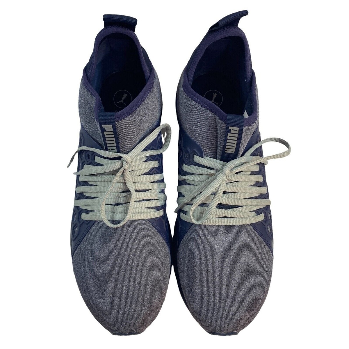PUMA Enzo NF Knitted Sport Casual Blue Sneakers 190934-05  display picture 1