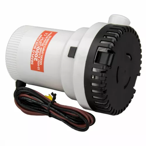 SEAFLO 2000GPH 12V Bilge Pump Marine Boat RV Submersible Water Pump 28mm Outlet - Picture 6 of 12