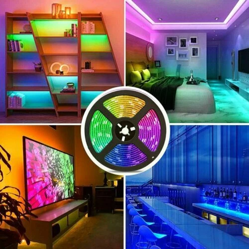 Bright 12V 5M 16.4ft 3528 RGB Waterproof SMD 300 LED Flexible Strip light USA - Image 3 of 4