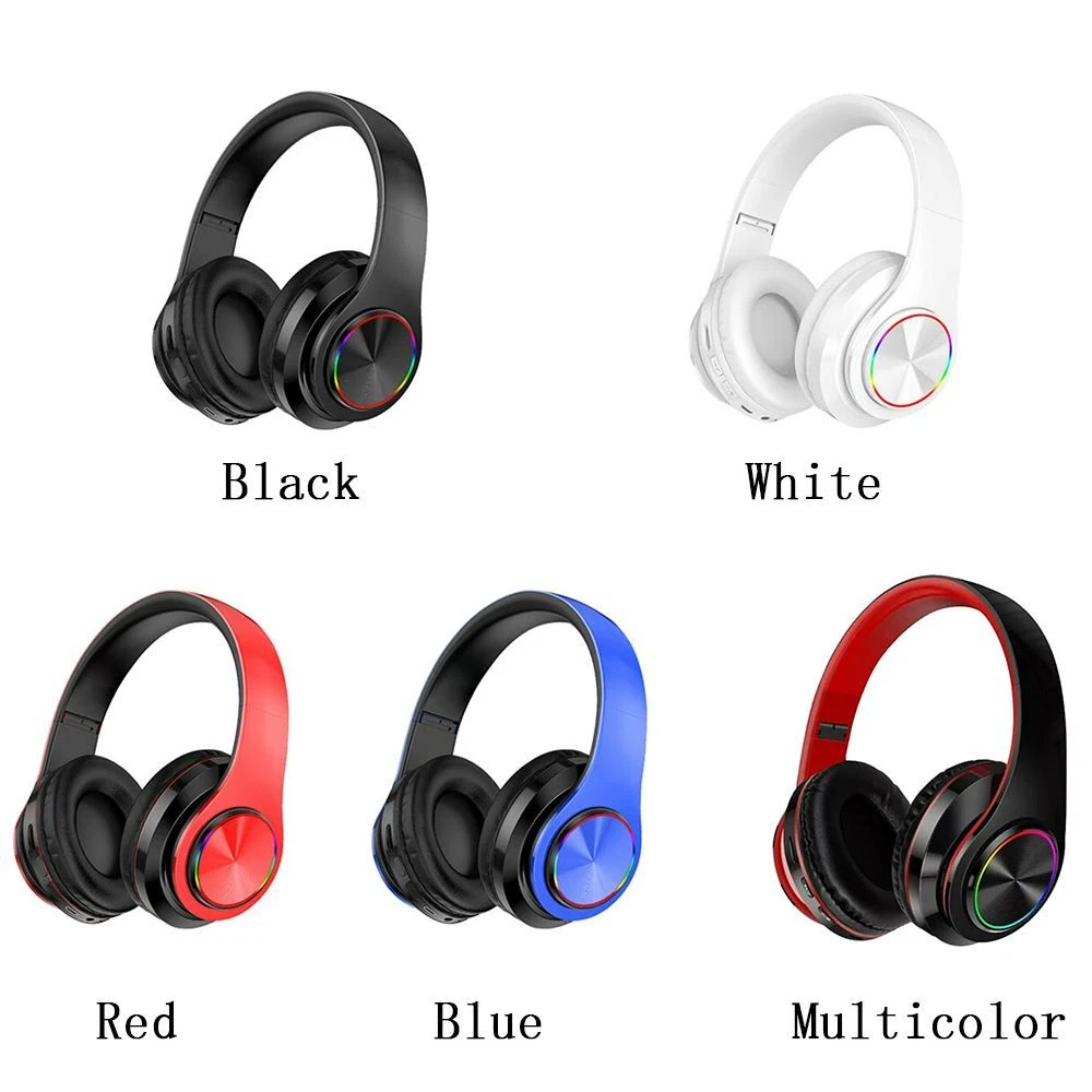 For PC PS4 Bluetooth Wireless Headphones With Mic Gaming Headset
