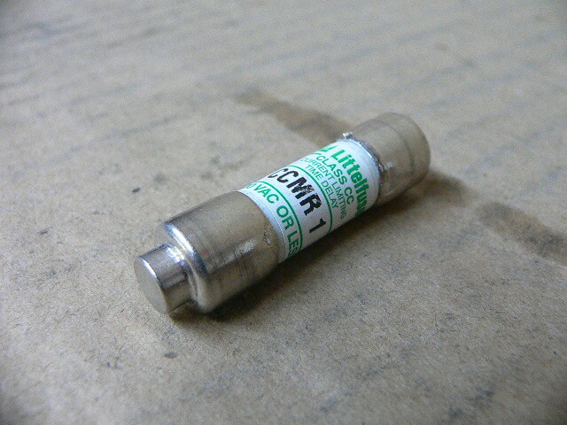 Fusible à Retardement Littelfuse CCMR-1A 1A 600V - Format 10x38mm - Original