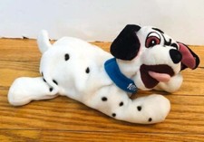 Disney Store 101 Dalmatian Blue Collar Mini Bean Bag Plush Doll Beanie Vintage