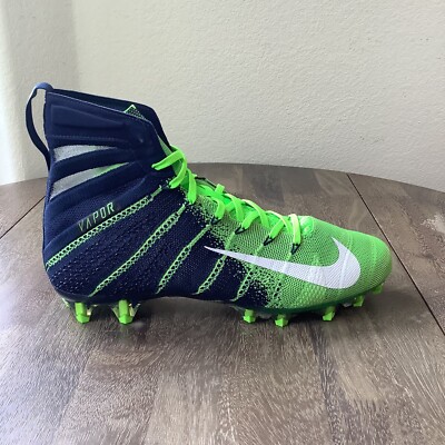 Nike Vapor Untouchable Elite Flyknit Football Cleats AO3006-400 Mens Size 