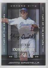 2008 Donruss Elite Extra Edition Turn of the Century Johnny Giavotella Auto li3