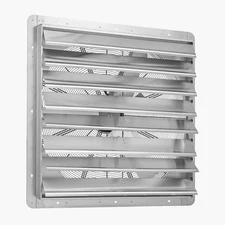 Uimoso 36-Inch Wall-Mounted Shutter Exhaust Fan, 11000 CFM for Sheds