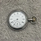 Waltham Pocket Watch 18S Lever Set Grade No. 1 Model 1883 7J Antique Running