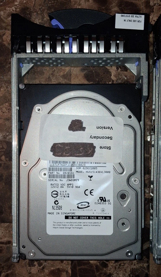 Lot (2) Hitachi HUS151436VL3800 (36 GB, 15K, Ultra320 SCSI) - Image 3 of 4