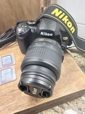 Nikon D60 10.2MP Digital SLR Camera w/ 18-55mm VR Lens  Extras