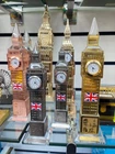 XL London Big Ben Crystal Clock Table Shelf Showpiece Souvenir Gift Tabletop