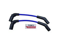 Ton's Blue 8mm Spark Plug Wires 08-16 Harley FXCW FXCWC FXS Breakout Rocker C