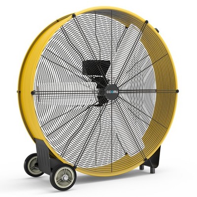 30 Inch Industrial Drum Fan 13500CFM High Velocity Heavy Duty Workshop Floor Fan