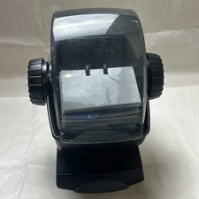 Rolodex Covered Rotary Card File with Swivel Base