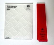 Anna Griffin Embossing Folder Matelasse - Quilt Pattern - A2 Size