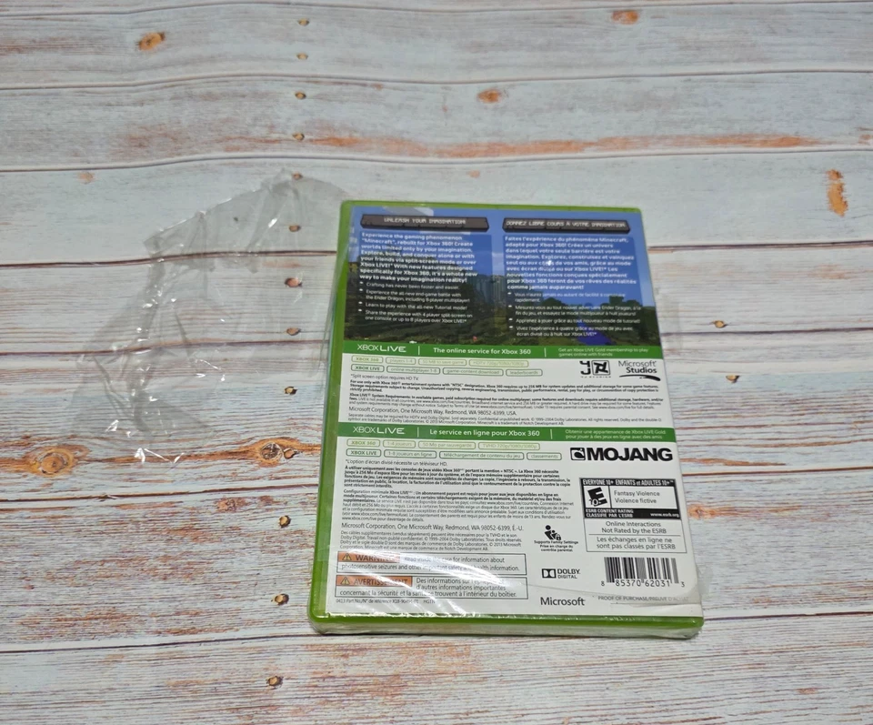 SEALED - XBOX 360 - Minecraft Xbox 360 Edition Sealed New Read Description - Image 2 of 3
