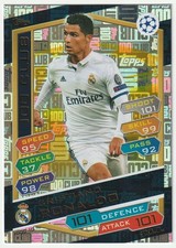 Cristiano Ronaldo 100 Club 100C 10 • 2016-17 Topps Match Attax UCL Real Madrid