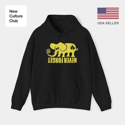 Never Forget Elephant Black Label Skateboards Skate Classic Hoodie