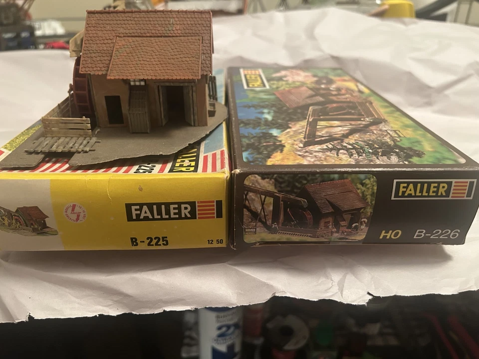 FALLER MODELL CLUB MODELS #B 225/226 NUEVO EN CAJA, KITS DE RUEDAS ELÉCTRICAS DE AGUA Foto 3 de 4