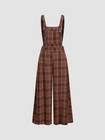 Cider Plaid Tartan Pleated Jumpsuit Overalls XS New With Tags Vintage Look — photo 1