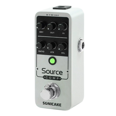 Source Compressor 1176 Studio Compressor Gitarren-Effekt-Pedal Analog Buffered-By