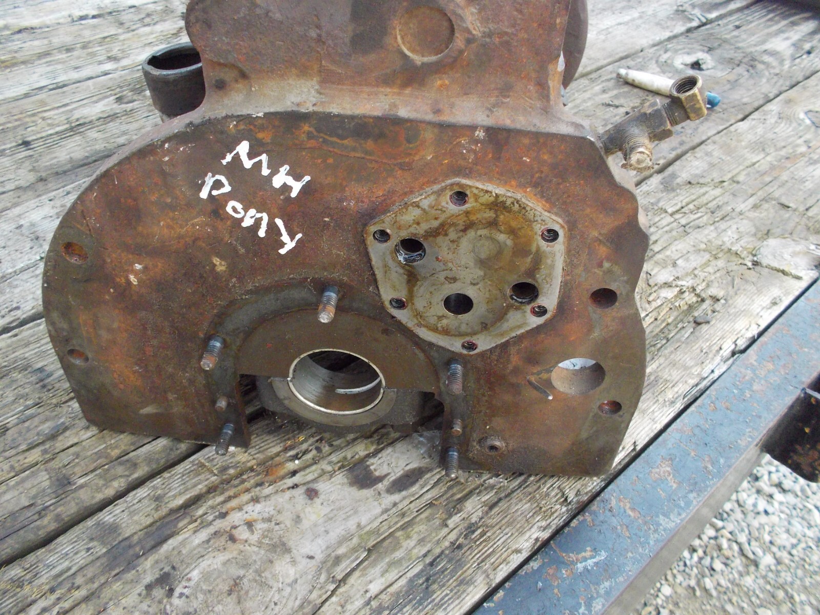 N62 Block Rear Massey Harris Pony Tractor engine motor cylinder block N62A N62-33307 ...