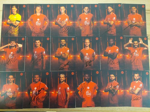 Autogrammkartensatz, Rot Weiss Essen, Saison 2024/2025, original Unterschrieben - Bild 2 von 3