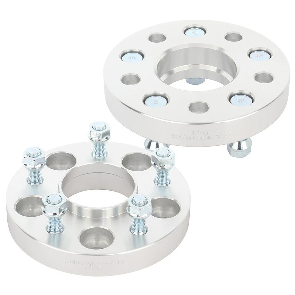 2Pc 1inch or 25mm Hubcentric Wheel Spacers 5x4.75 For Pontiac Firebird 1982-2002 Foto 4 de 4