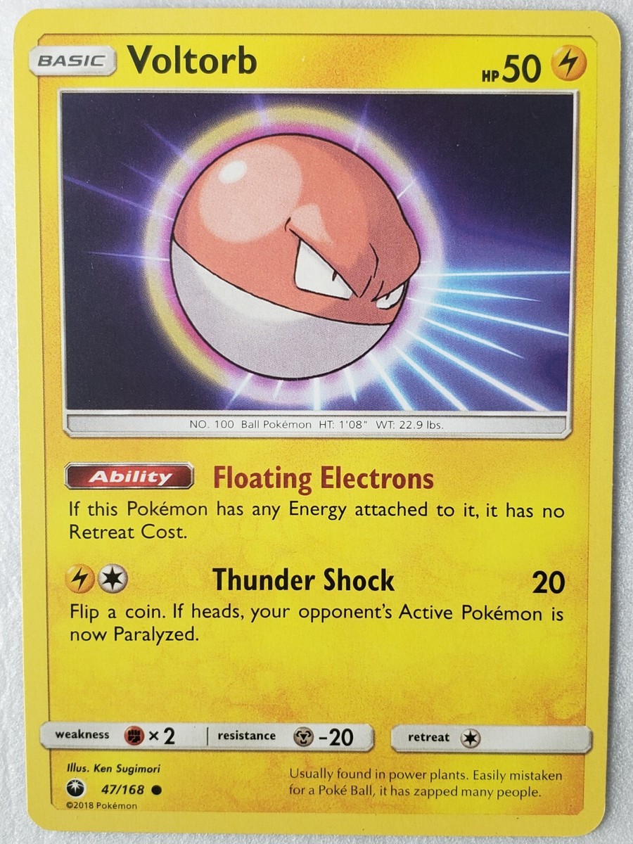 Voltorb 47/168 NM / M - Celestial Storm Pokemon Card