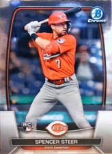 2023 Bowman Chrome - #52 Spencer Steer (RC)