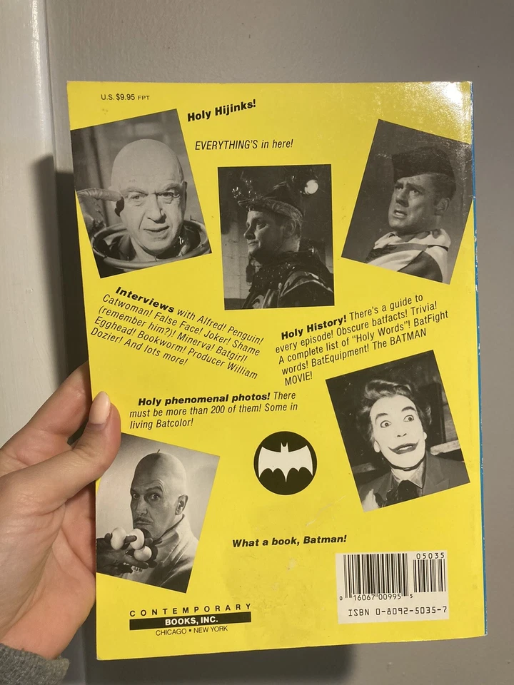 Holy History Batman!!  VINTAGE "THE OFFICIAL BATMAN BATBOOK" by Joel Eisner 1986 Foto 4 de 4