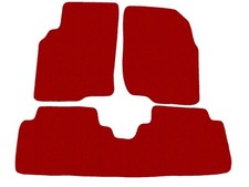 Fußmatten, Autoteppiche für Nissan Almera Tino 2000-2006, Rot x14 Rand