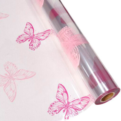 Rosa Schmetterling Zellophan Verpackung Geschenk Ostern Geburtstag Blumen Korb Körbe