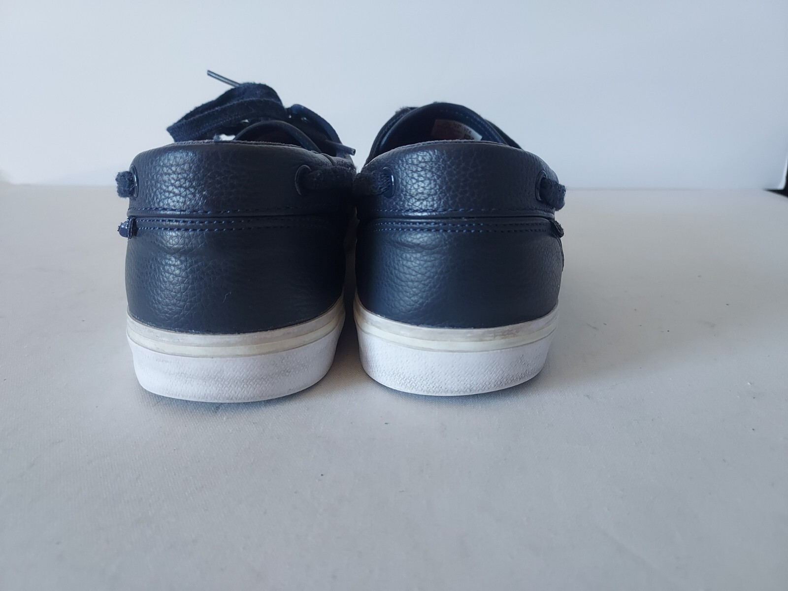 Lacoste Sport Keel Sep 2 Leather Boat Shoes Lace Ortholite Blue-White Men US11.5 thumbnail 7