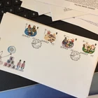 Jersey Stamps 1989 Europa Children's Games and Toys First Day Cover Unaddressed